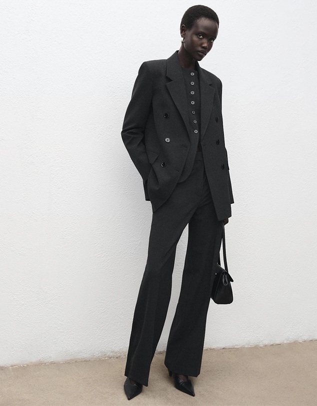 M.N.G - Double-Breasted Suit Jacket