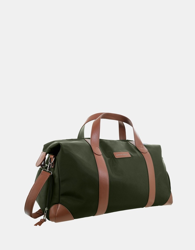 Pierre Cardin - Pierre Cardin 2-Tone Lite Overnight Bag