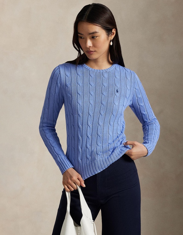 Polo Ralph Lauren - Cable-Knit Cotton Crewneck Sweater