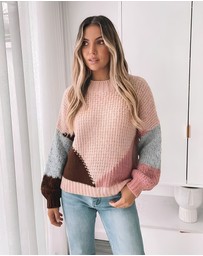 Esther & Co - Maxence Knit - Pink Multi