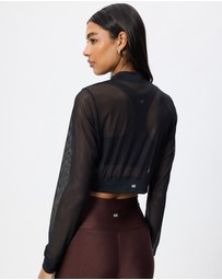 AVE Active - Mesh Crop Jacket