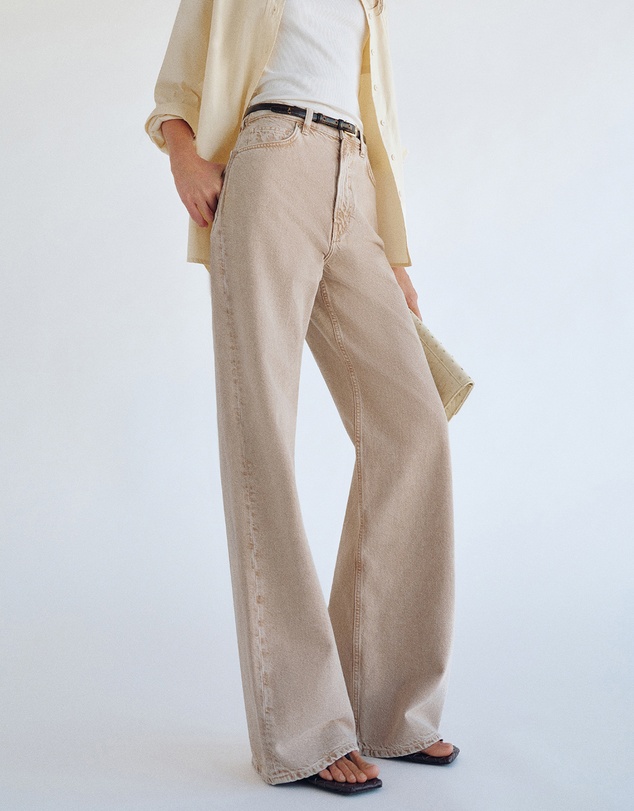 Reformation - Cary High Rise Slouchy Wide Leg Jeans