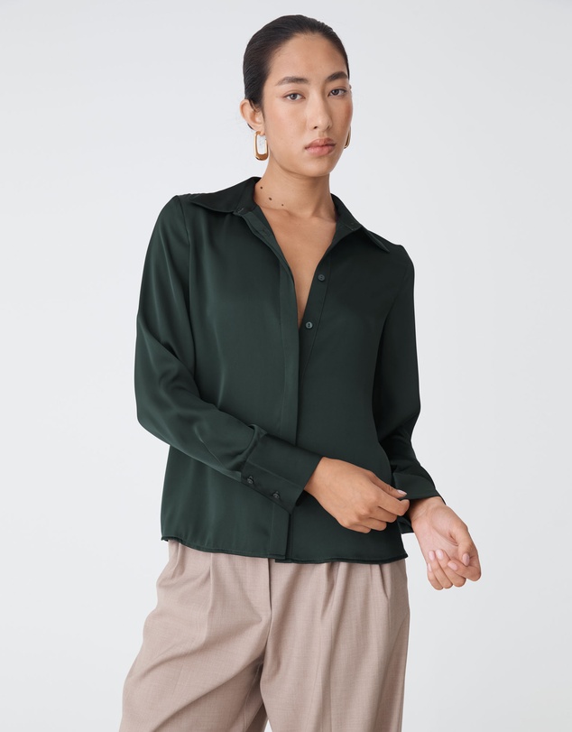 Forcast - Mae Satin Shirt