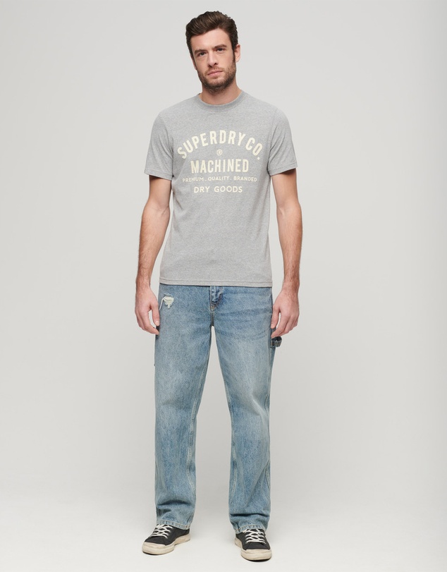 Superdry - Workwear Flock Graphic T-Shirt