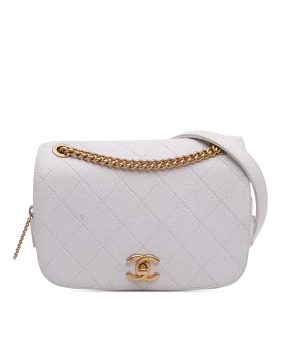 Pre-Loved by Azura Reborn - Pre-Loved chanel Quilted Leather Shoulder Bag with Chain Strap