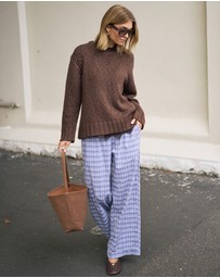Ceres Life - Sage Chunky Knit Crew