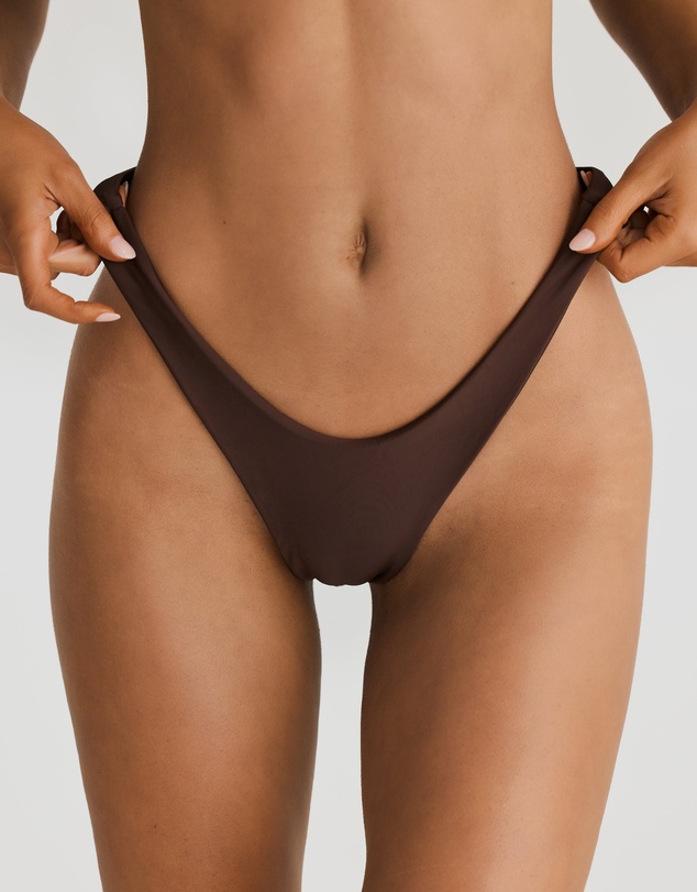 Vacay Swimwear - Positano Bottom Chocolate