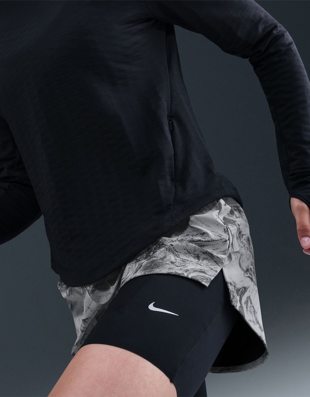 Nike - Swift Mid-Rise 2-In-1 Reflective Running Shorts