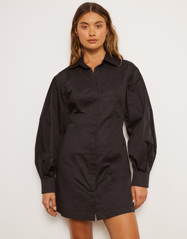 AERE - Organic Cotton Poplin Mini Dress