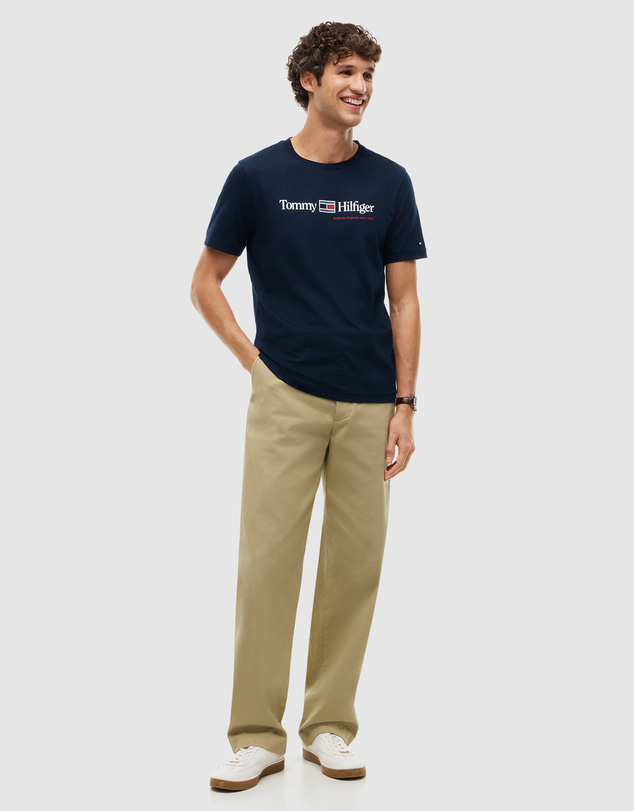 Tommy Hilfiger - Logo Jersey Crew Neck T-Shirt