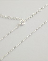 SAINT VALENTINE - Dash Dot Chain Necklace - Silver