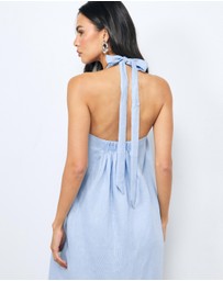 AERE - Dovie Linen Maxi Dress