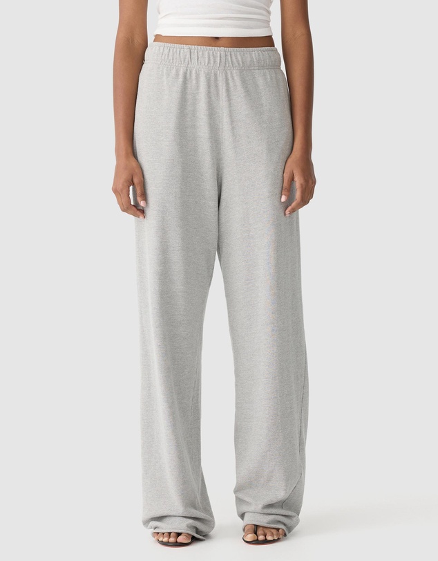 Bassike - Wide Leg French Terry Pants
