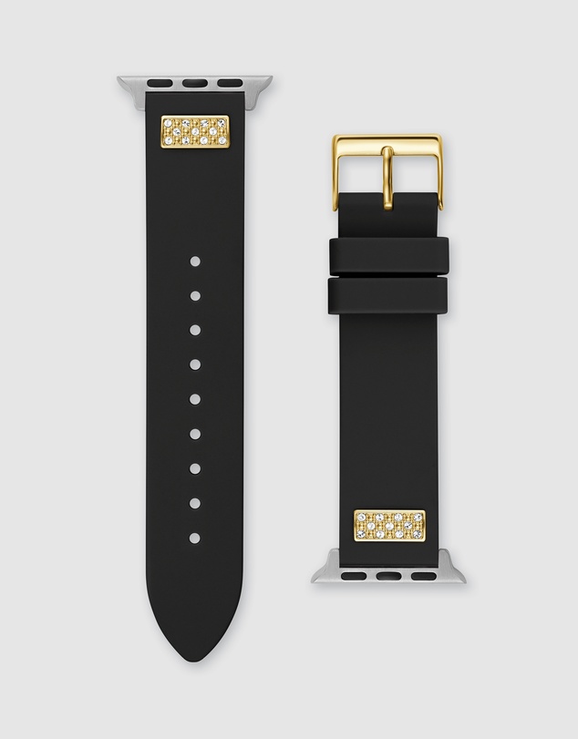 GUESS - Guess Apple Band - Frontier Black & Gold Silicone Stones 38/40/41mm