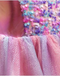 Pink Poppy - Mermaid Sparkle Dress With Tail
