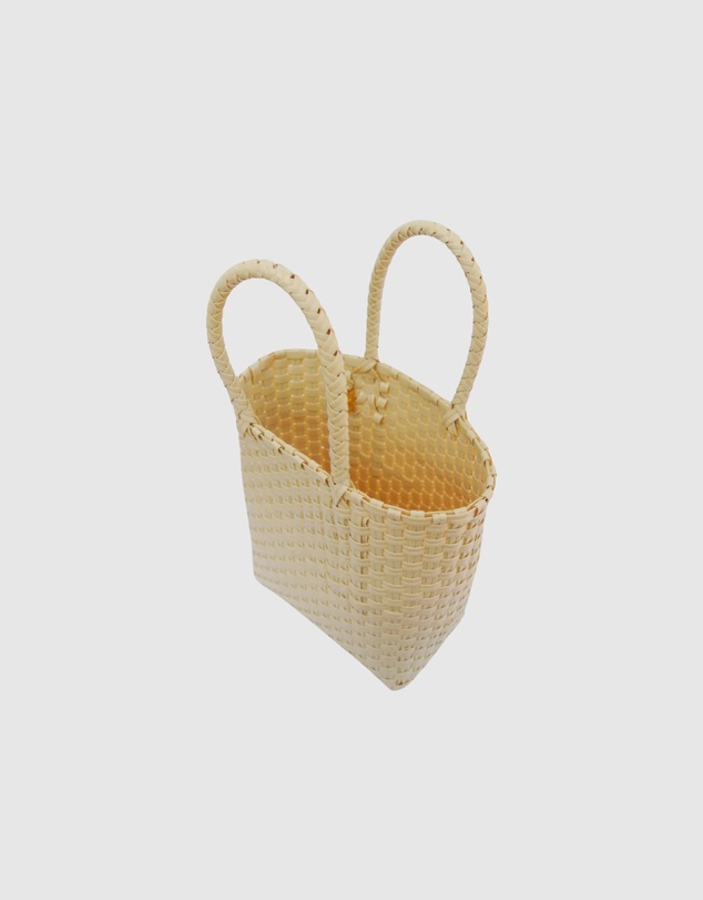 Mimmi Terra - Woven Micro Tote Panna Cotta
