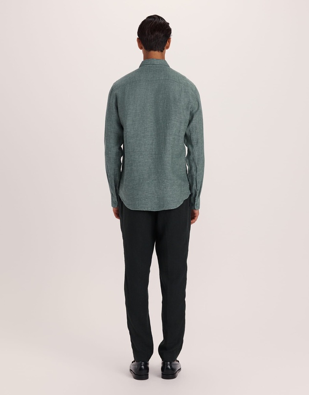 SABA - Anderson Long Sleeve Classic Linen Shirt