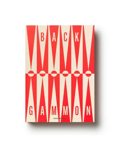 Printworks - Printworks Classic Art of Backgammon-Red Cream