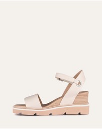 Jo Mercer - Katie Mid Heel Wedge Sandals