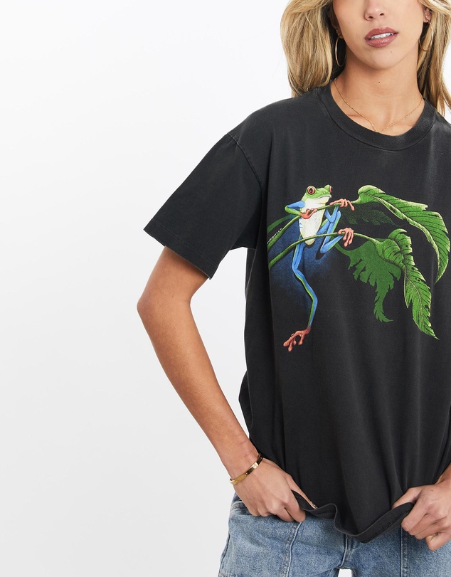 Vintage by The Real Deal - Pre Loved - Vintage 1991 Frog Wildlife Tee