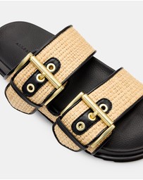 AllSaints - Sian Raffia Sandals - Women's