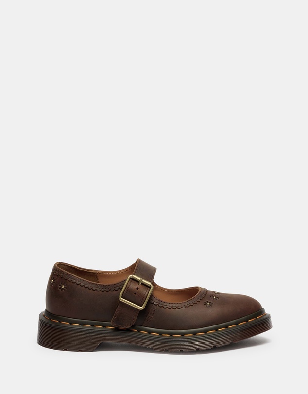 Dr Martens - Mary Jane Flower Shoes - Women's