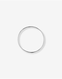 Michael Hill - 3.7mm Width Solid Round Baby Bangle in Sterling Silver