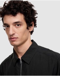 ARKET - Bari Zip Overshirt Stone