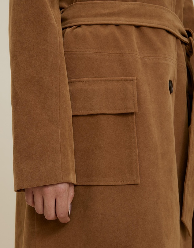The Fated - Maddie Faux Suede Coat