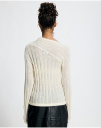Lover - Seraphine Mohair Blend Sheer Jumper