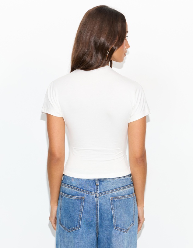 Dazie - Sylvie Jersey Cross Over Top