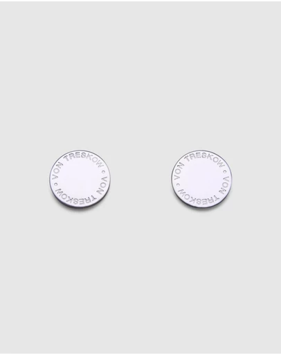 Von Treskow - Von Treskow Plate Stud Earrings