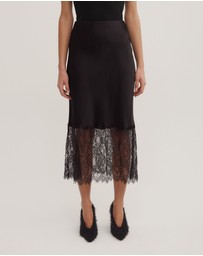 Witchery - Lace Trim Skirt