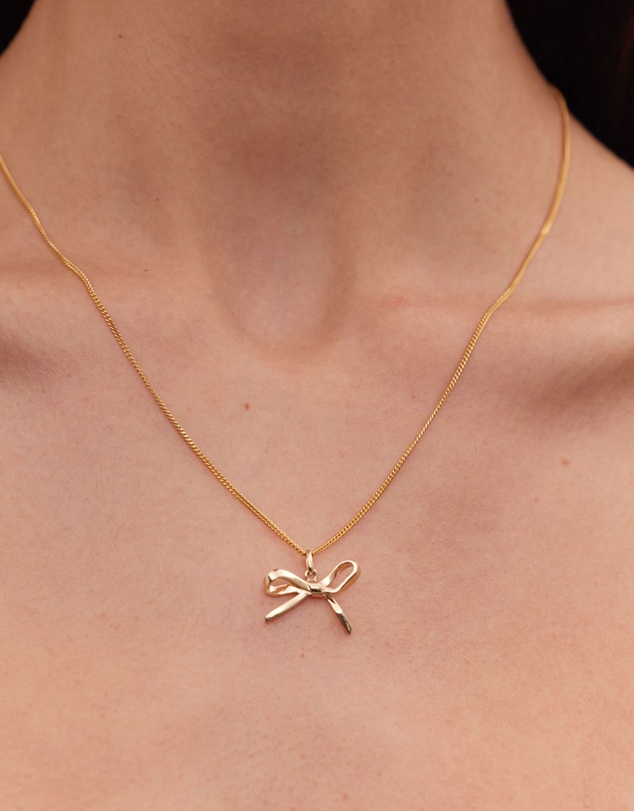 Meadowlark - Bow Charm Necklace