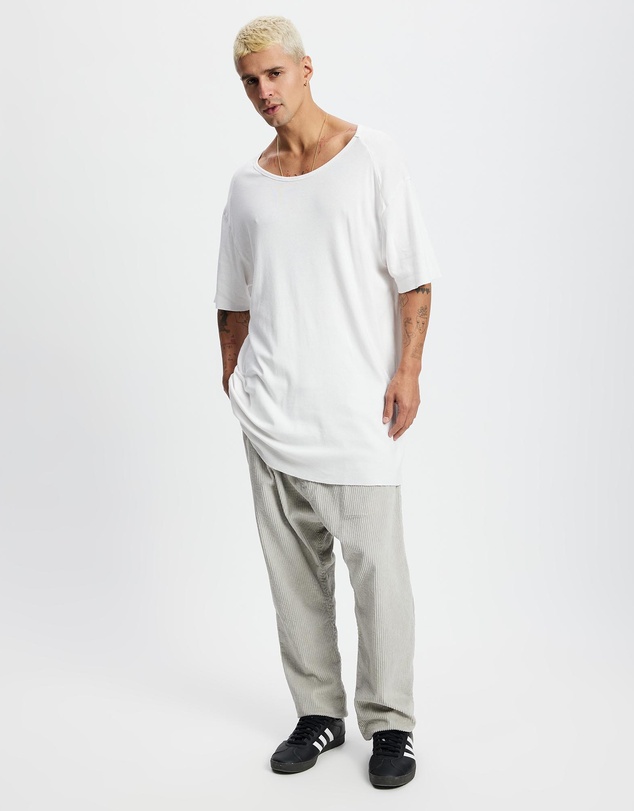 Surrounded By Ghosts - The Arsenic Relaxed Rib Knit Long Tail T-Shirt