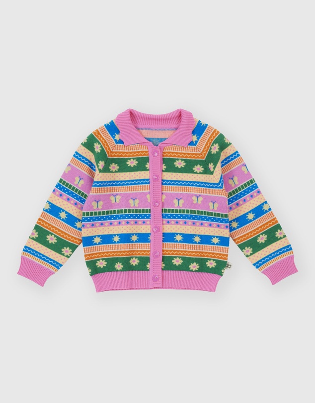 Goldie + Ace - Flutter By Knit Cardigan - Babies-Kids