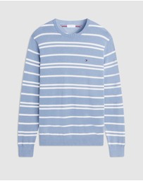 Tommy Hilfiger - Flag Embroidery Crew Neck Jumper