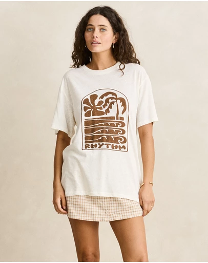 Rhythm - Palm And Sun Oversized T-Shirt