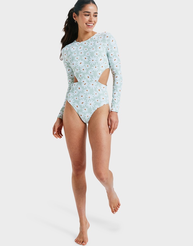 Roxy - Womens Dream Floral One Piece Rash Vest