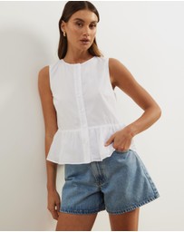 Atmos&Here - Tilly Peplum Shift Top
