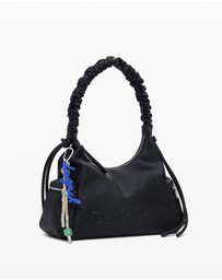 Desigual - Medium 3D logo bag with ruched handle