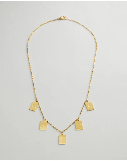 Carly Paiker - Hieroglyph Tag Necklace