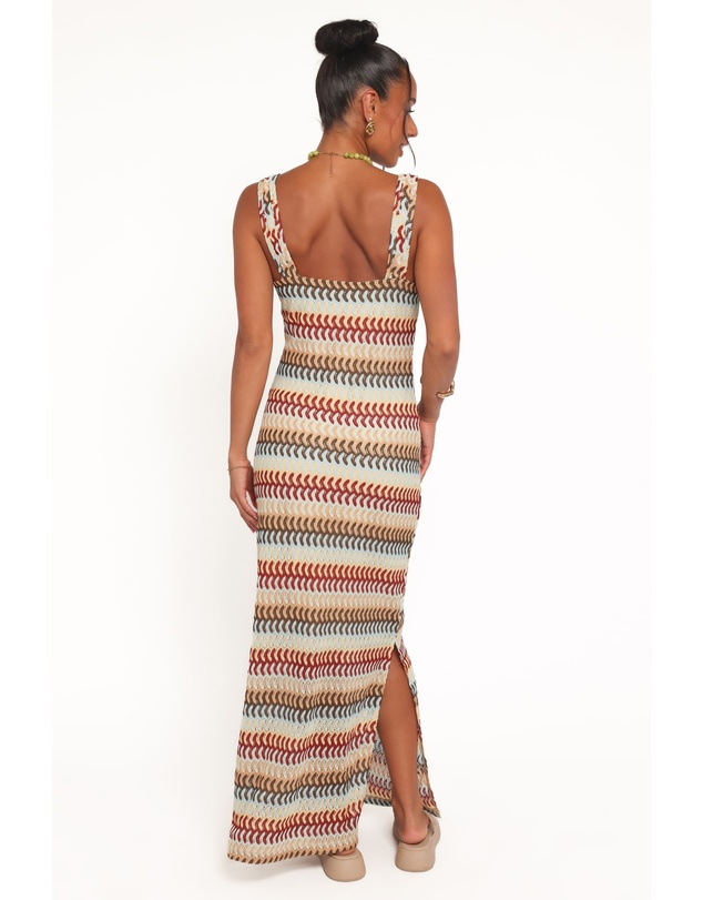 Petal & Pup - Sommer Midi Dress - Multi Stripe