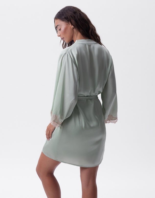 Bras N Things - Bethany Short Wrap - Light Green