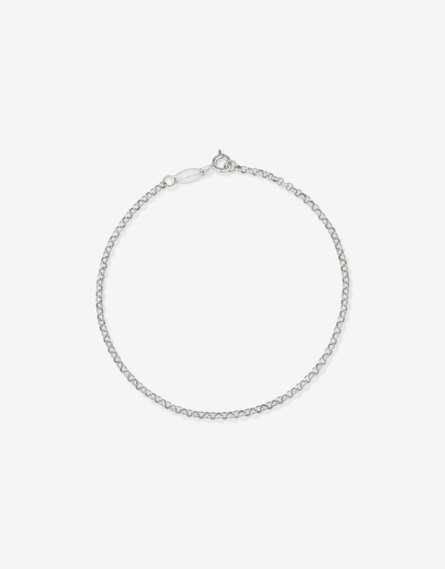 Michael Hill - Hollow Belcher Bracelet in 10kt White Gold