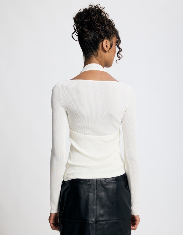 Lover - Solange Layered Knit Halter Top