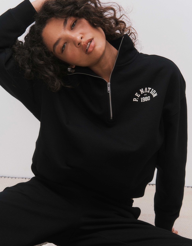 P.E Nation - Established Oversized Quarter Zip Sweat