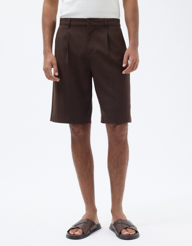 AERE - Tailored Pleated Shorts