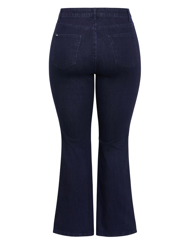 City Chic - Harley Fit Carla Flare Leg Short Jean