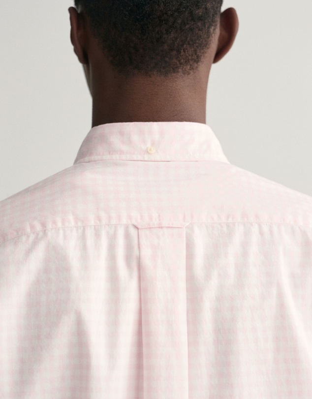 Gant - Regular Fit Classic Gingham Poplin Short Sleeve Shirt